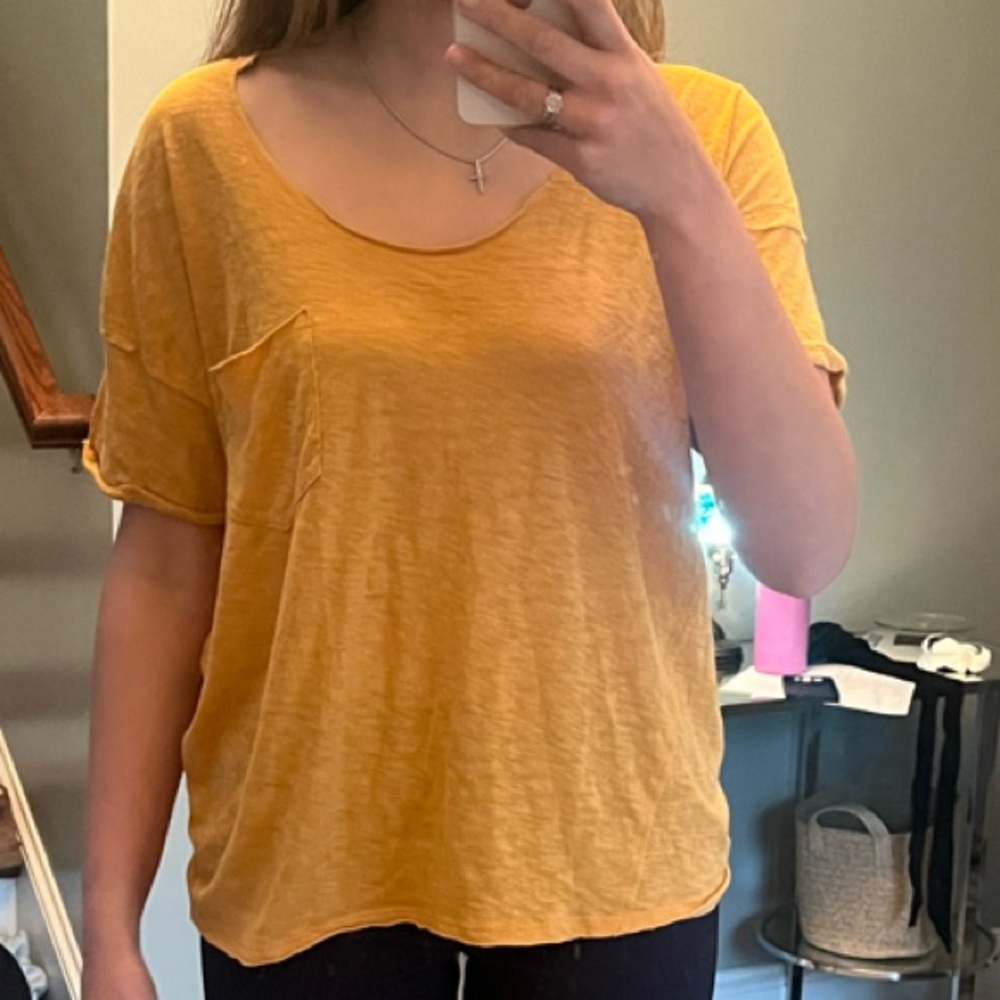 Casual Yellow Top